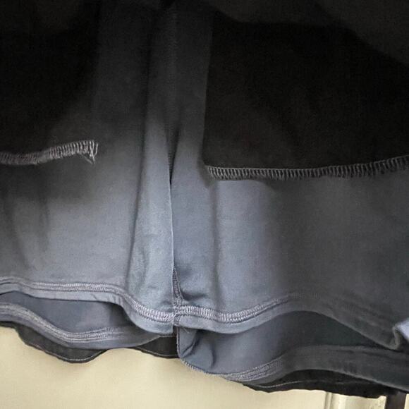 Spyder Active Skirt Size XL Pockets Attached Shorts Black Pull On - Picture 3 of 6